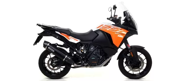 Arrow 71809AKN Maxi Race-Tech Aluminium Dark Slip On With Carbon End Cap