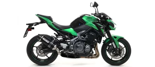 Arrow 71856AKN Race-Tech Approved Aluminium Dark Slip On With Carbon End Cap