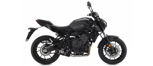 Arrow 71930AKN Thunder Aluminium Dark Slip On With Carbon End Cap