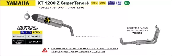 Arrow 72095PD Racing Headers
