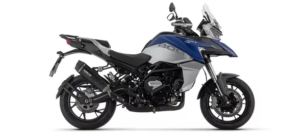 Arrow 72650AKN Indy Race EVO Aluminium Dark Slip On With Carbon End Cap