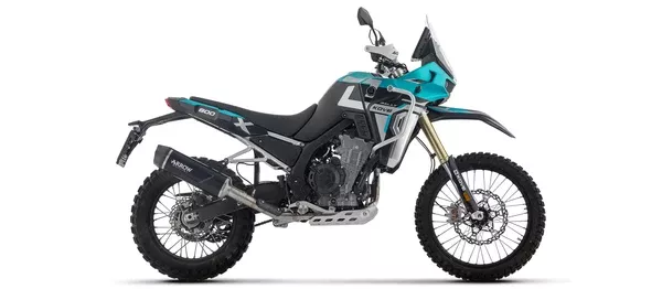 Arrow 72667AKN Indy Race EVO Aluminium Dark Slip On With Carbon End Cap