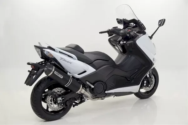 Arrow 73507AKN Race-Tech Aluminium Dark Slip On With Carbon End Cap