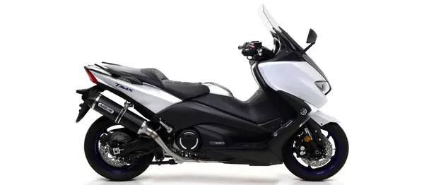 Arrow 73514AKN Race-Tech Aluminium Dark Slip On With Carbon End Cap