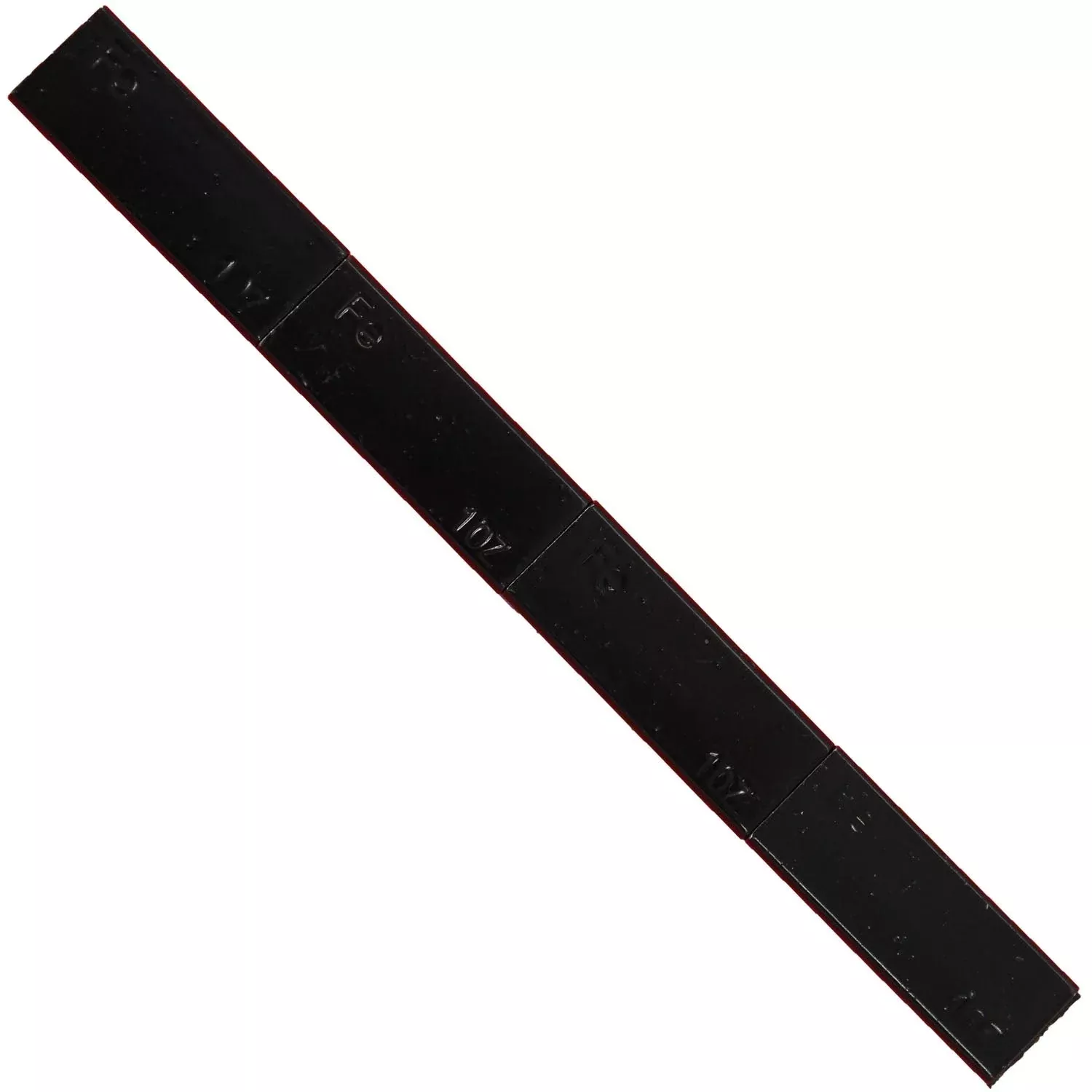 Ascot 484-10301 Black Steel Adhesive Wheel Weight 1 oz. – Box of 36 Strips