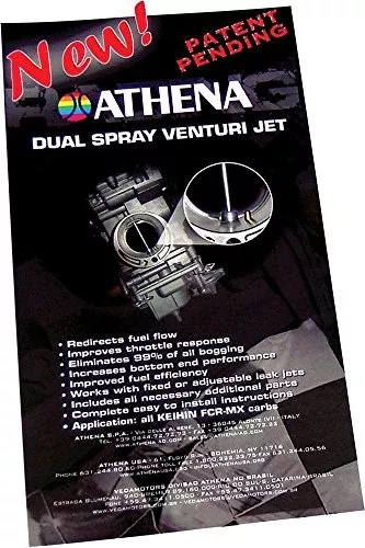 Athena Dual Spray Venturi Jet Kit for Keihin FCR-MX Carburetors