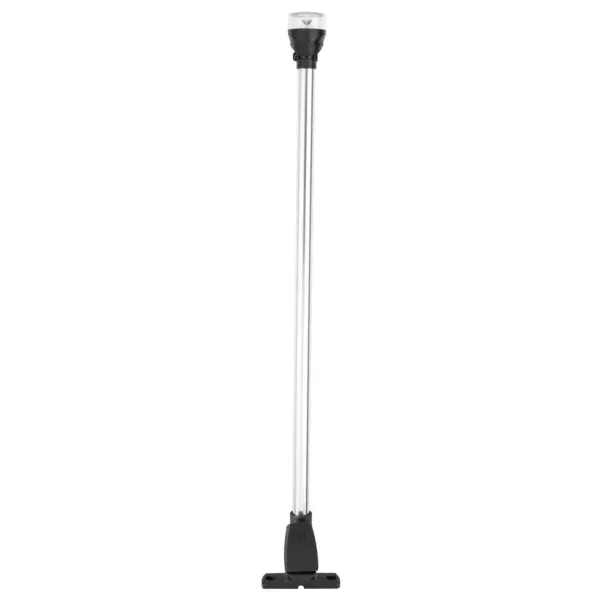 Attwood All Around Navigation Light, Vertical Mount With 12” Pole