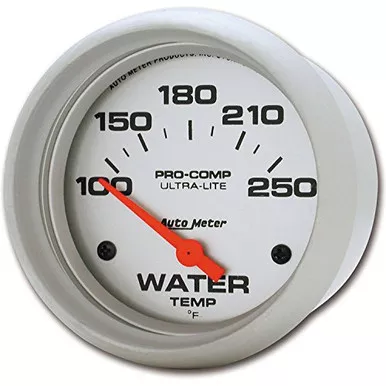 Auto Meter 4437 Ultra-Lite Electric Water Temperature Gauge