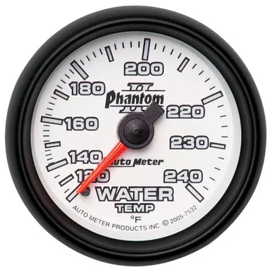 Autometer 2-1/16in P/S II Water Temp. Gauge 120-240 7532