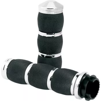 Avon Air Cushion Grips – MT-AIR-90-CH For Victory Motorcycles 1984-2018 | Yamaha Motorcycles 1996-2025 | Kawasaki Motorcycles 1987-2025