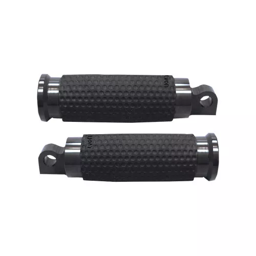Avon Black Gel Footpegs (FP-GEL-70-ANO)