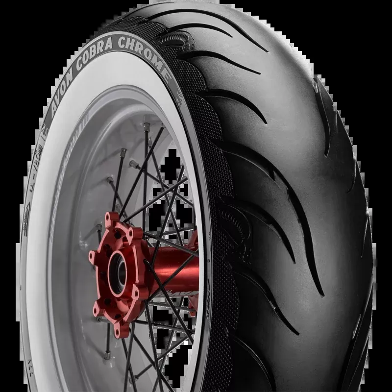 AVON COBRA CHROME FRONT RIENFORCED BIAS MOTORCYCLE TIRES WWW