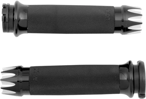 Avon Excalibur Black Cable-Style Handlebar Grips (CC-86-ANO-EX)