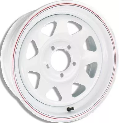 Awc 8 Spoke Wheel Wht 15"X6" 6 On 5.5 - 2056060-43171