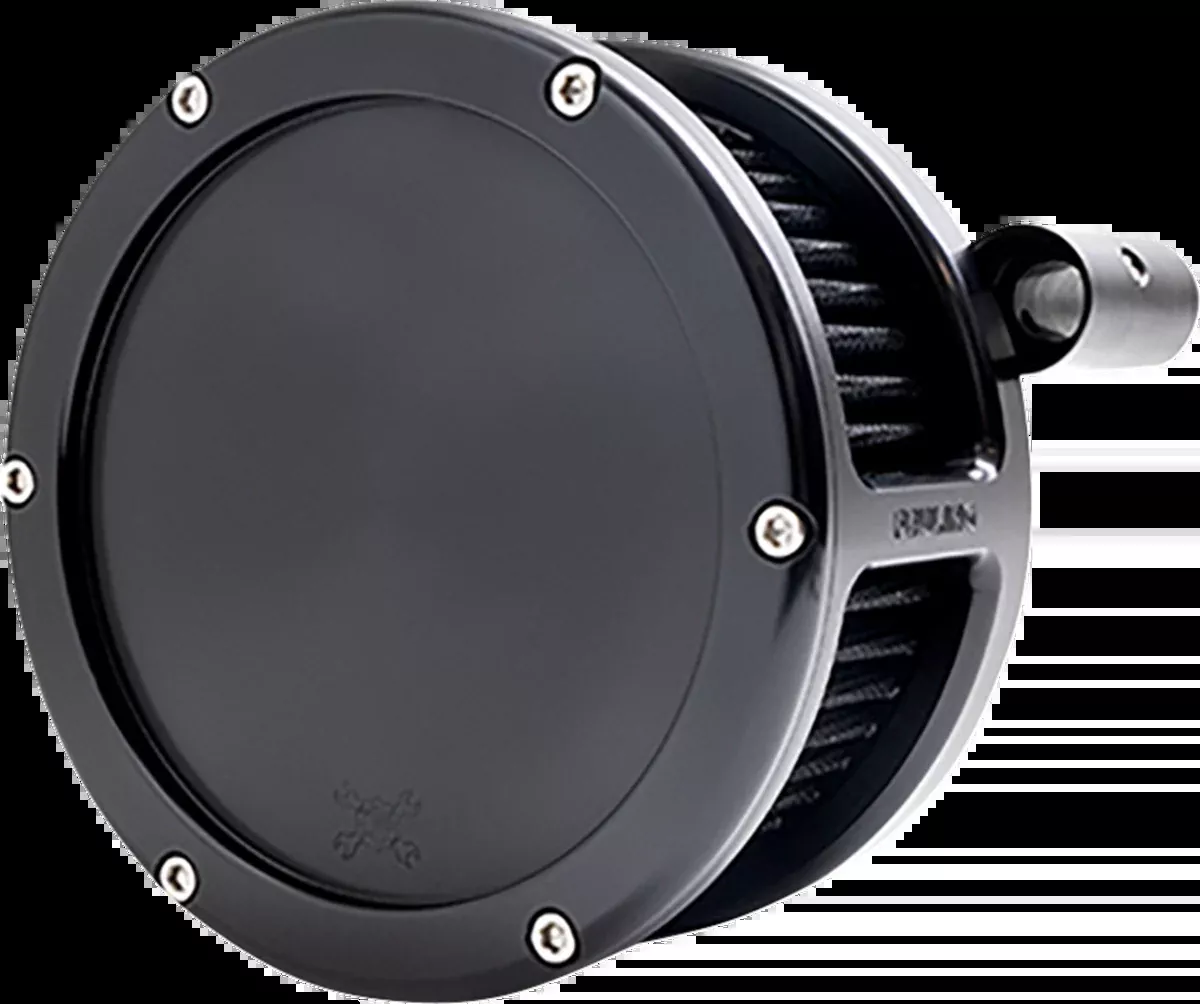 BA Air Cleaner Kit - Black with Black Filter - '08-'17 Dyna/Softail/Touring