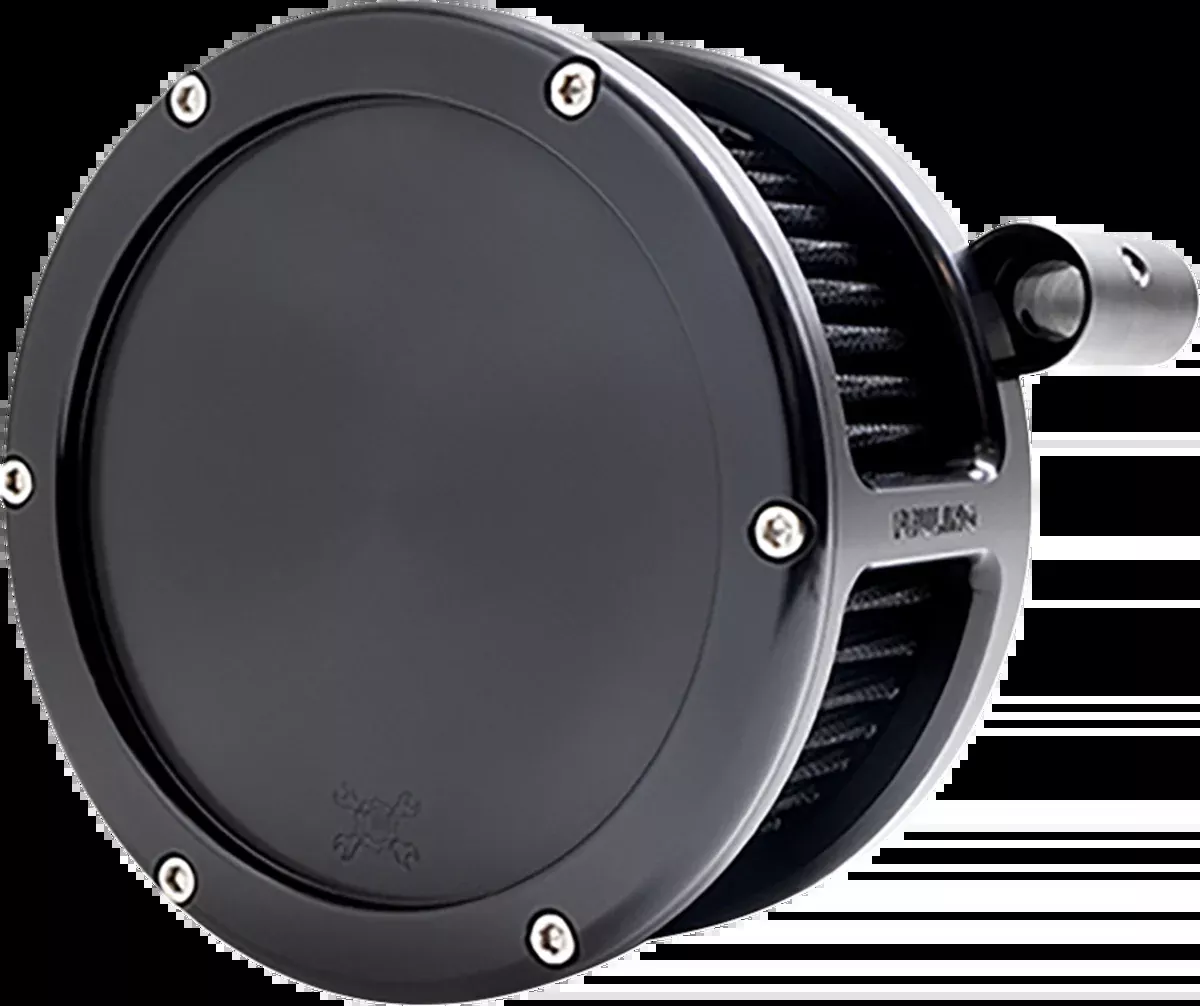 BA Air Cleaner Kit - Black with Black Filter - '93-'99 Evolution Big Twin