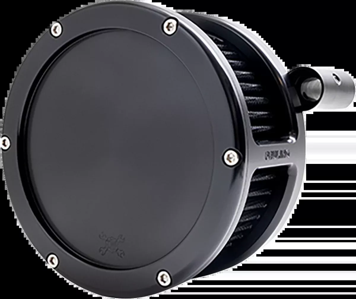 BA Air Cleaner Kit - Black with Black Filter - Twin Cam
