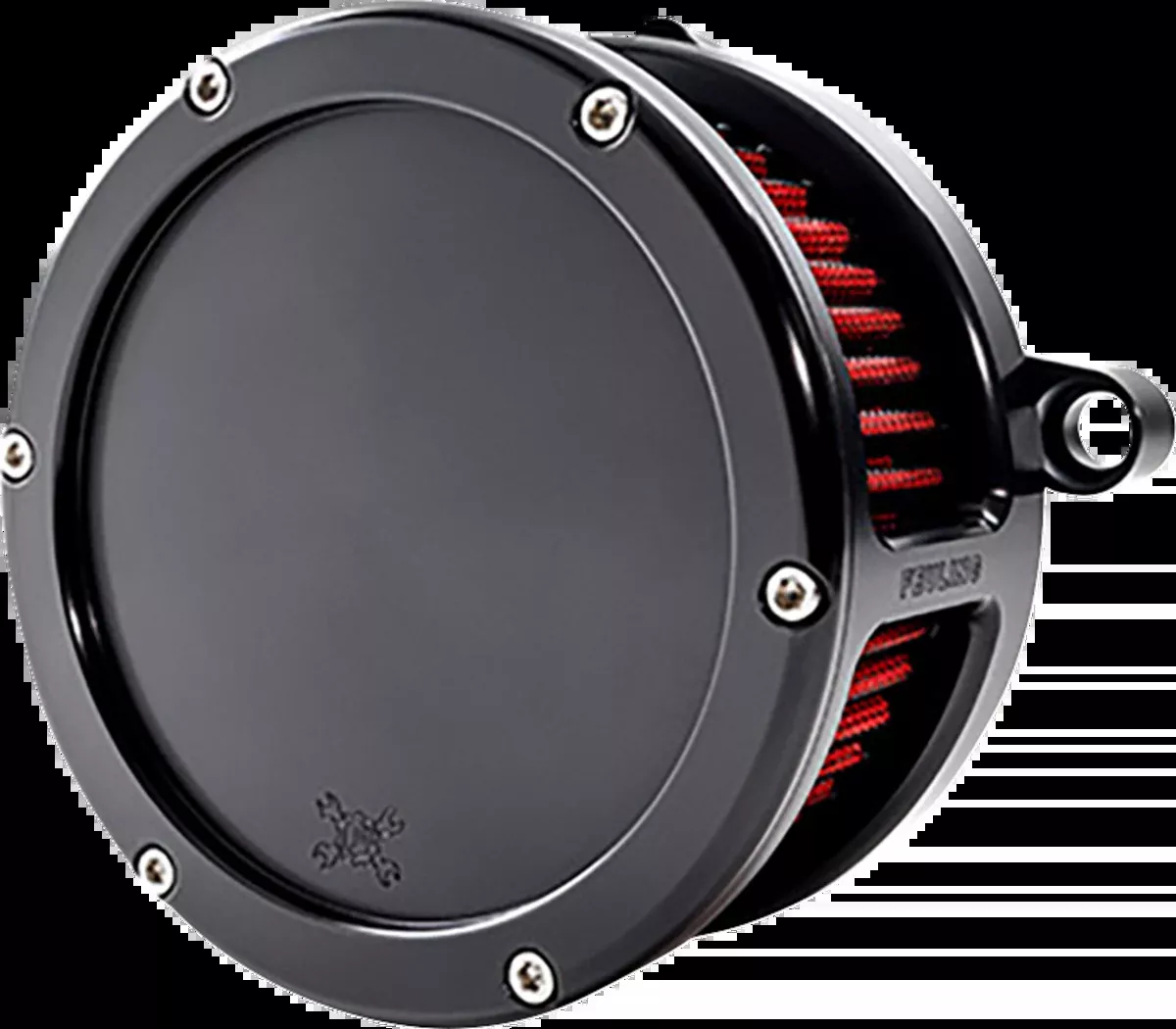 BA Air Cleaner Kit - Black with Red Filter - M8
