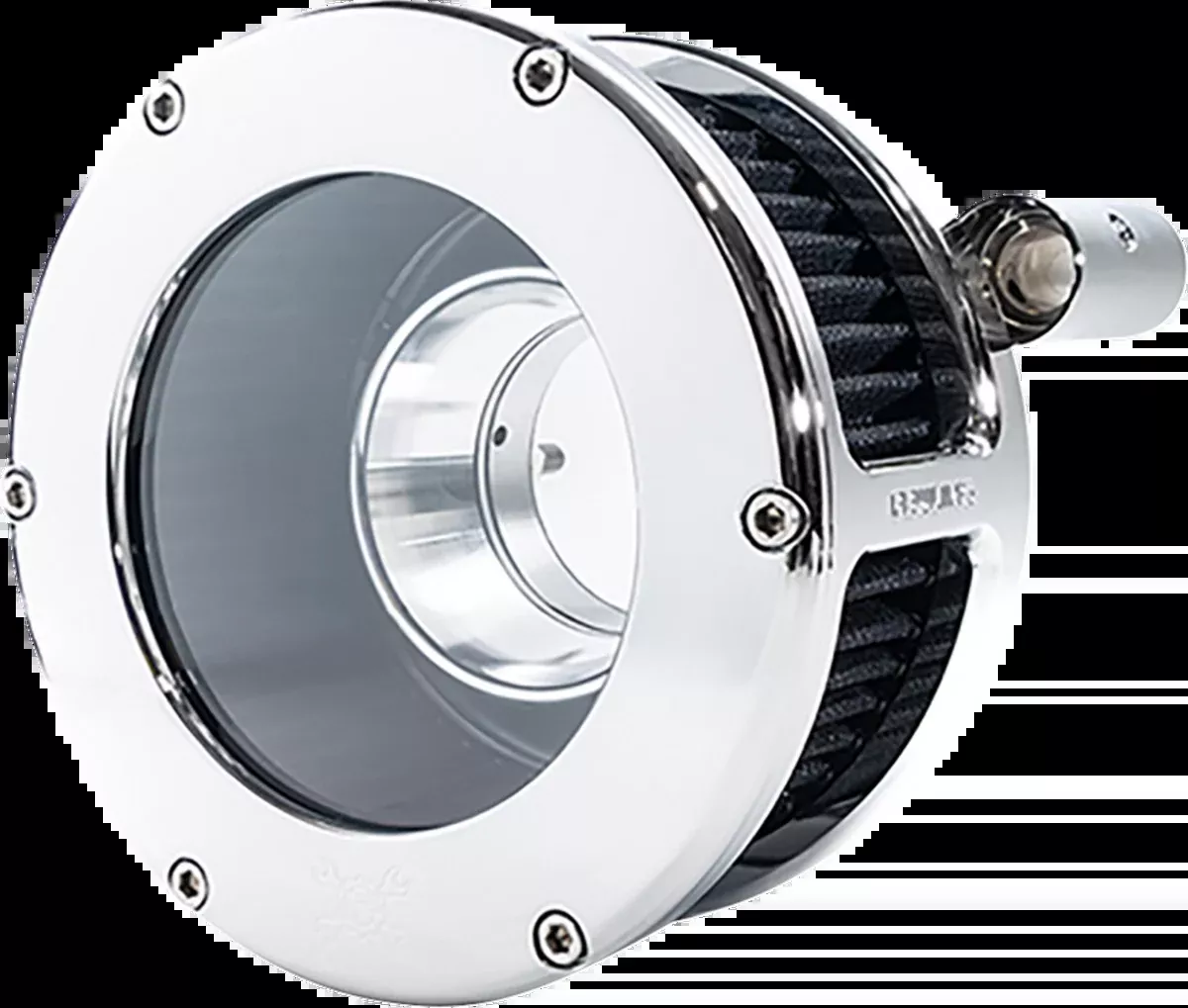 BA Air Cleaner Kit - Chrome/Clear with Black Filter - Twin Cam