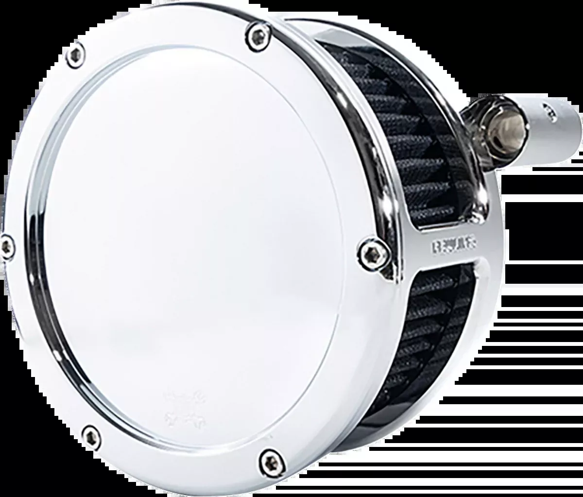 BA Air Cleaner Kit - Chrome with Black Filter - Twin Cam