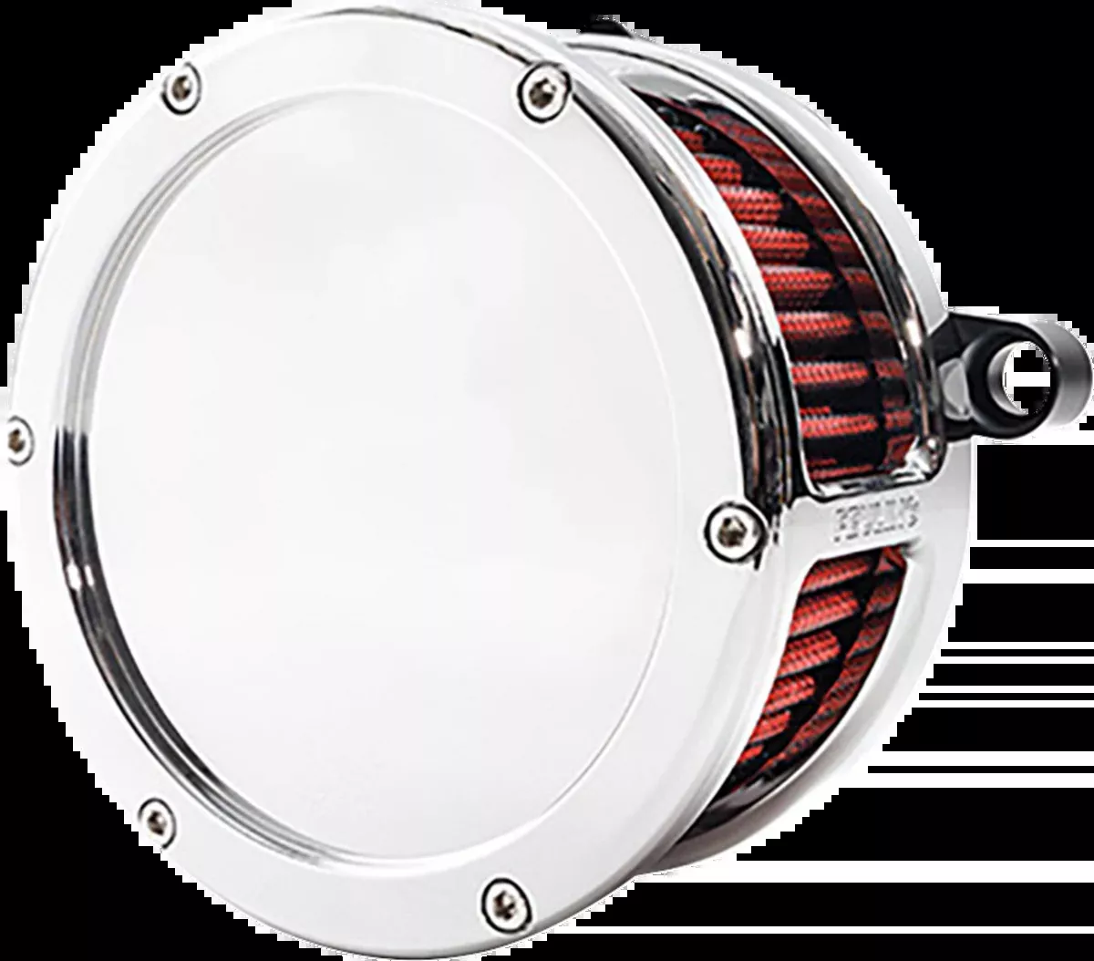 BA Air Cleaner Kit - Chrome with Red Filter - M8