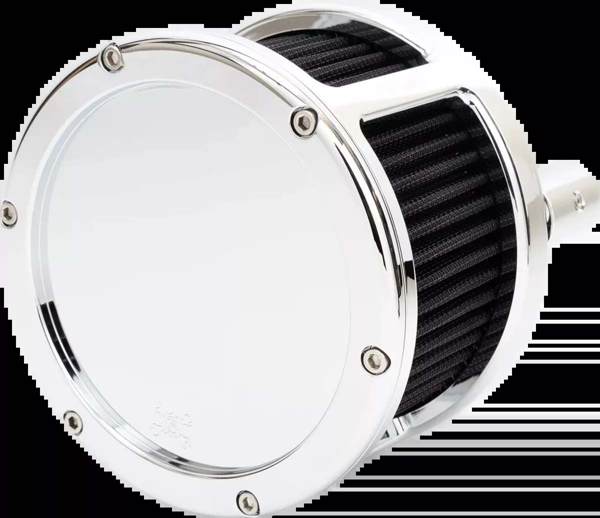 BA Race Series Air Cleaner Kit - Chrome - Black Filter
