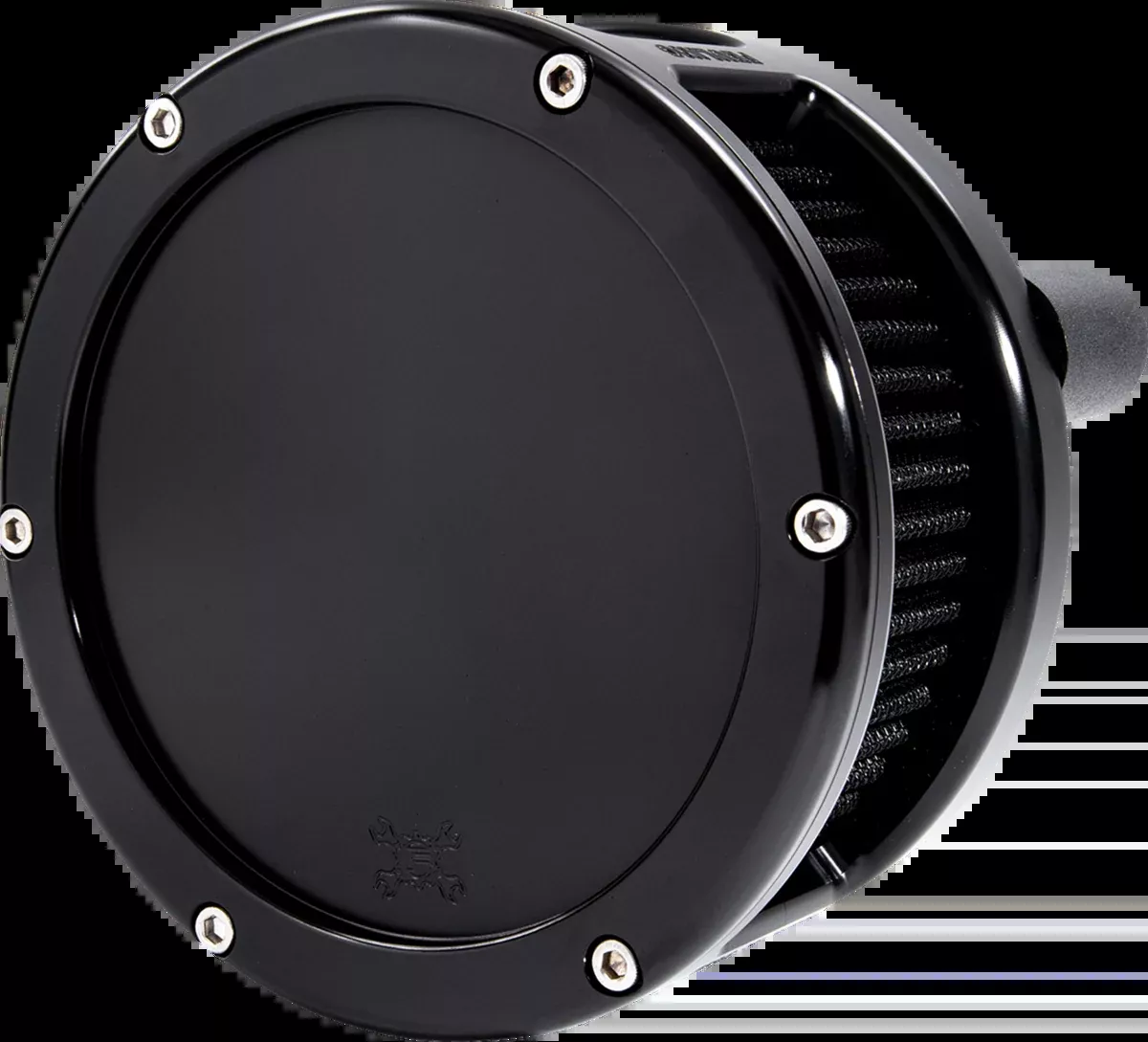 BA Series Air Cleaner Kit - Black Anodized - Black Filter