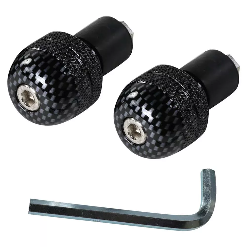 Bar Ends (Carbon Look, 7/8");Universal