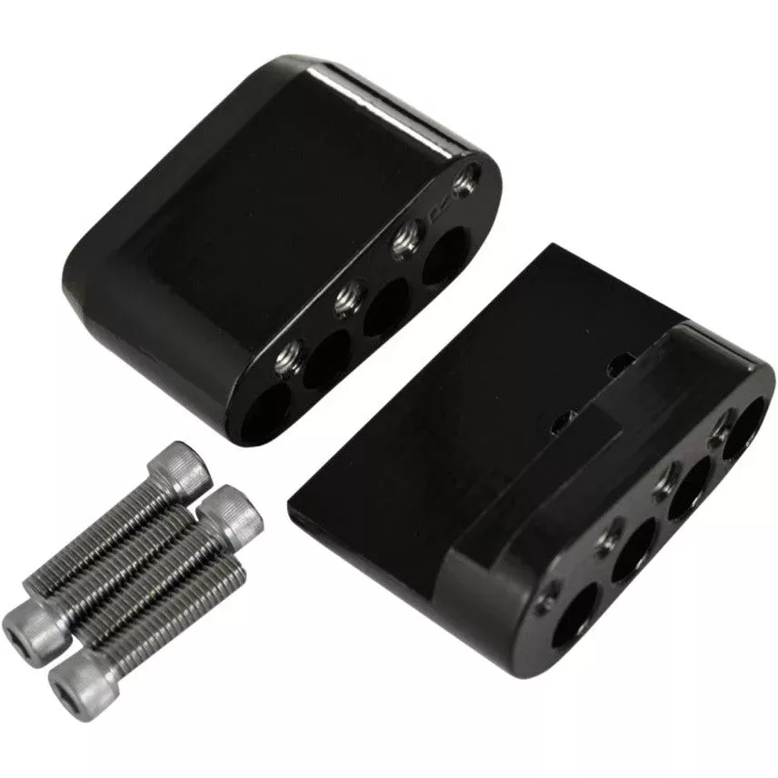 Baron Short Passenger Rear Raise Floorboard Comfort Kit for Harley Touring 10-14