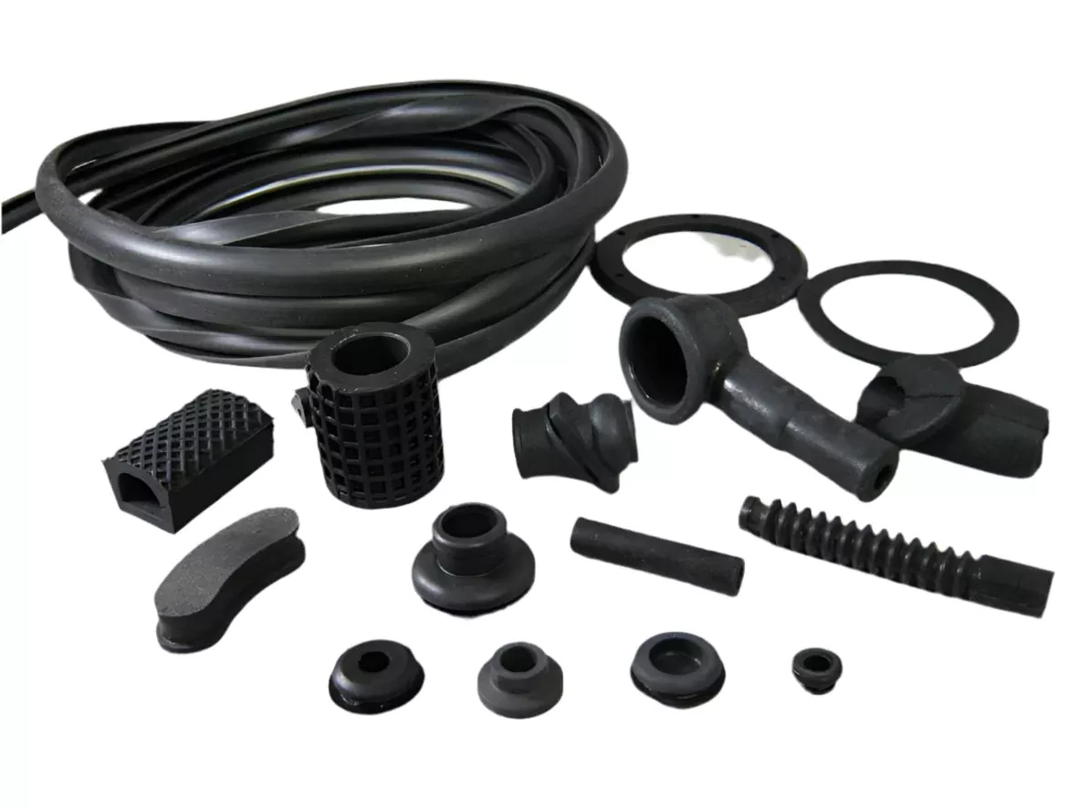 Basic Rubber Kit, Black, 17 Pcs