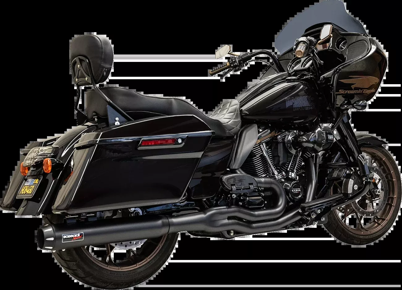 Bassani 2-1 High Performance Exhaust System for 2017-2026 Harley Touring M8