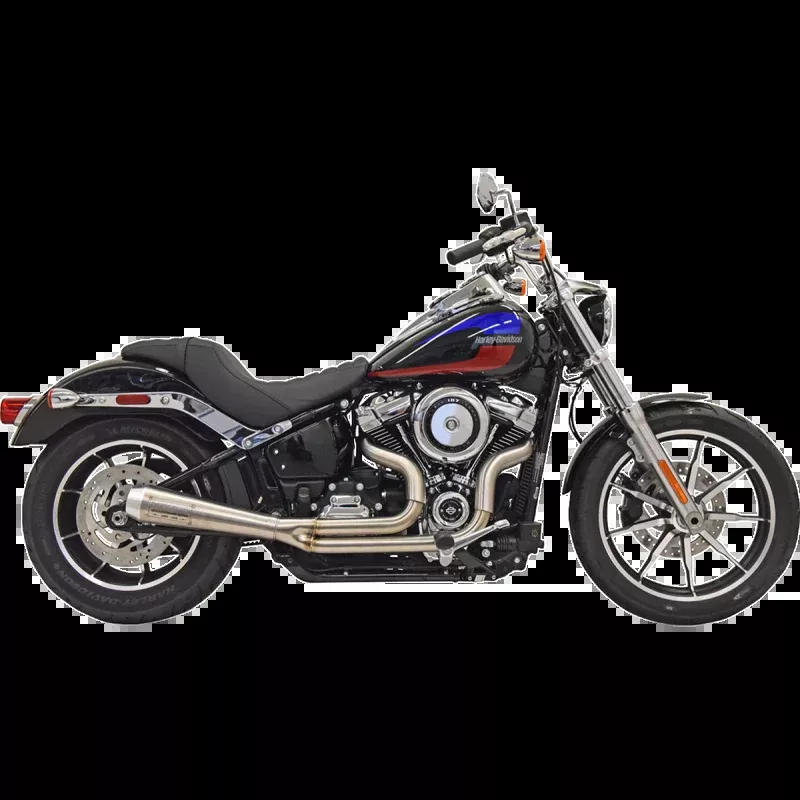BASSANI 2:1 STAINLESS RR3 50TH ANNIVERSARY EXHAUST HARLEY SOFTAILS 18-25