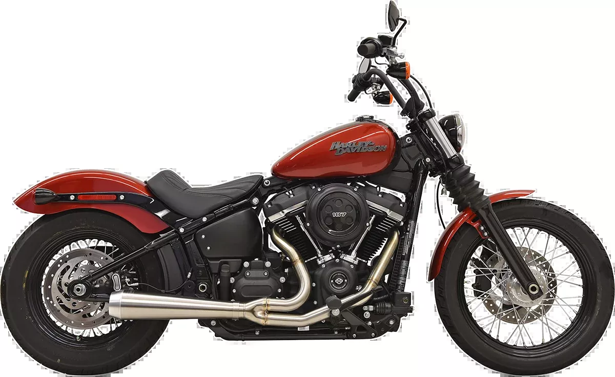 Bassani 2-1 Stainless Steel Road Rage Exhaust 2018-2021 Harley Softail FLSL FXFB