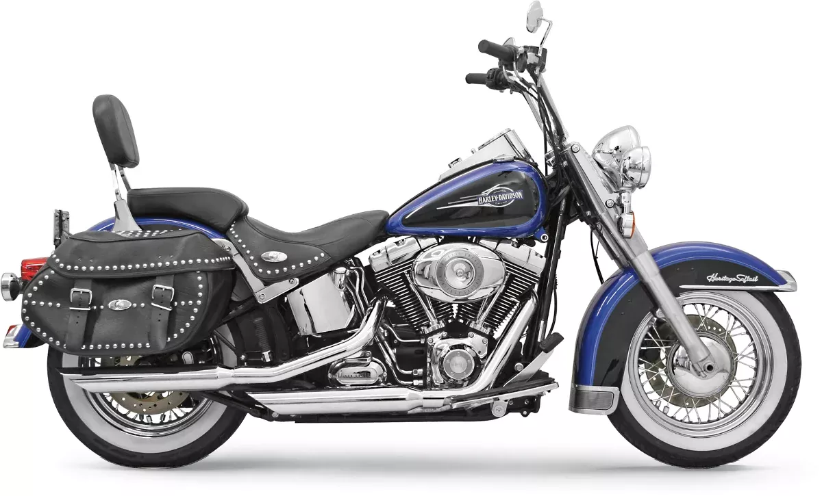 Bassani 3" Firepower Slash Slip On Exhaust Mufflers 2007-2017 Harley Softail