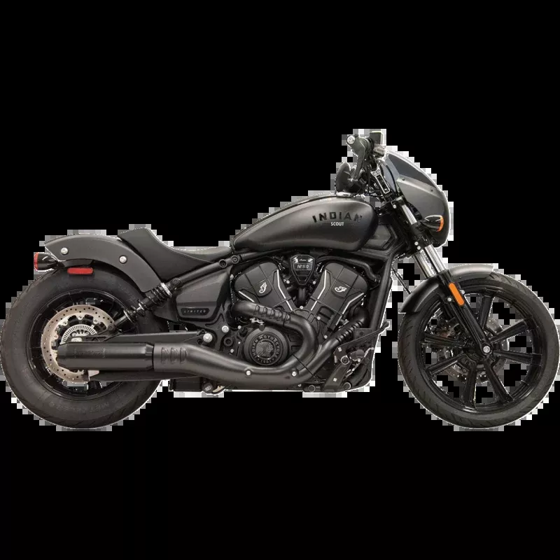 BASSANI 4″ SLIP ON MUFFLER INDIAN SCOUT MODEL 2025