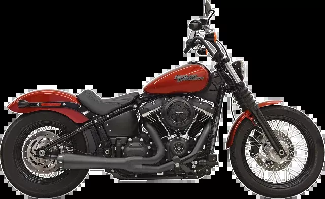 Bassani Black Road Rage 2-1 Exhaust System for 18-2025 Harley Softail FXLR FXBB
