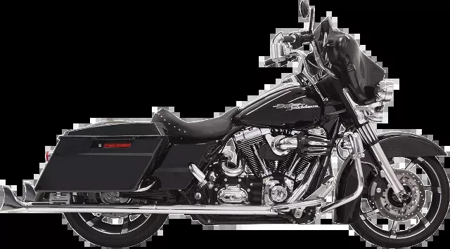 Bassani Chrome 36" Fishtail Slip on Baffled Mufflers for 95-16 Harley Touring