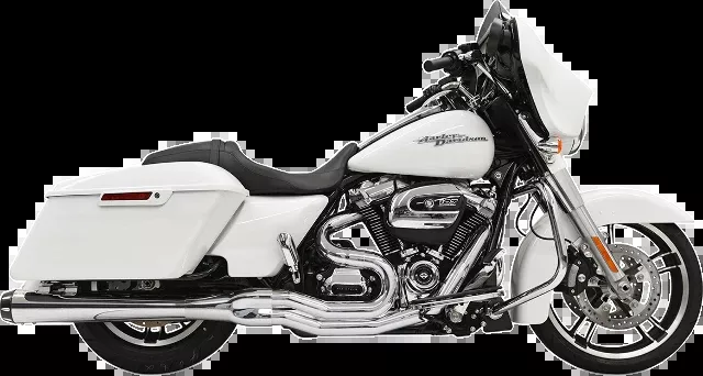 Bassani Chrome B4 Megaphone Exhaust System for 2017-2026 Harley Touring FLHX