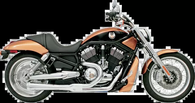 Bassani Chrome Road Rage 2-1 Exhaust 02-05 Harley Davidson Vrod VRSCA VRSCB