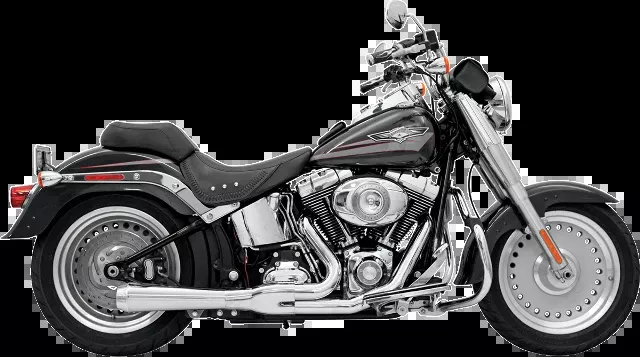 Bassani Chrome Road Rage 2-1 Short Exhaust fits 86-17 Harley Softail FLSTN FLSTF