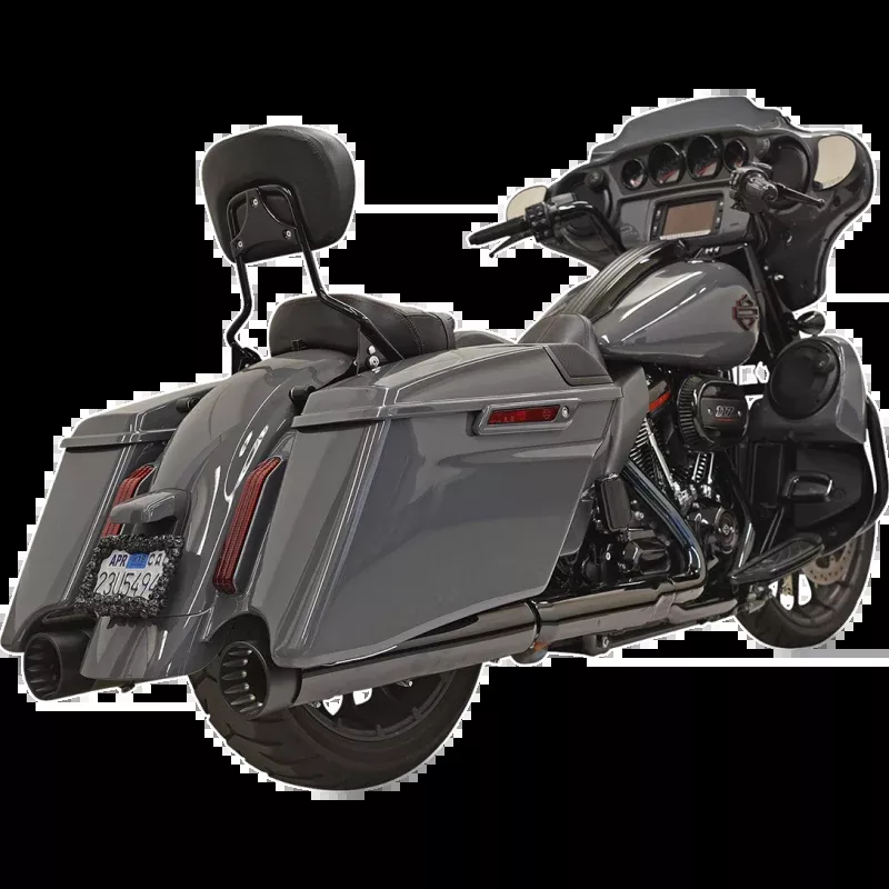 BASSANI DNT CVO EXHAUST MUFFLERS 4″ HARLEY DAVIDSON BAGGERS 17-25