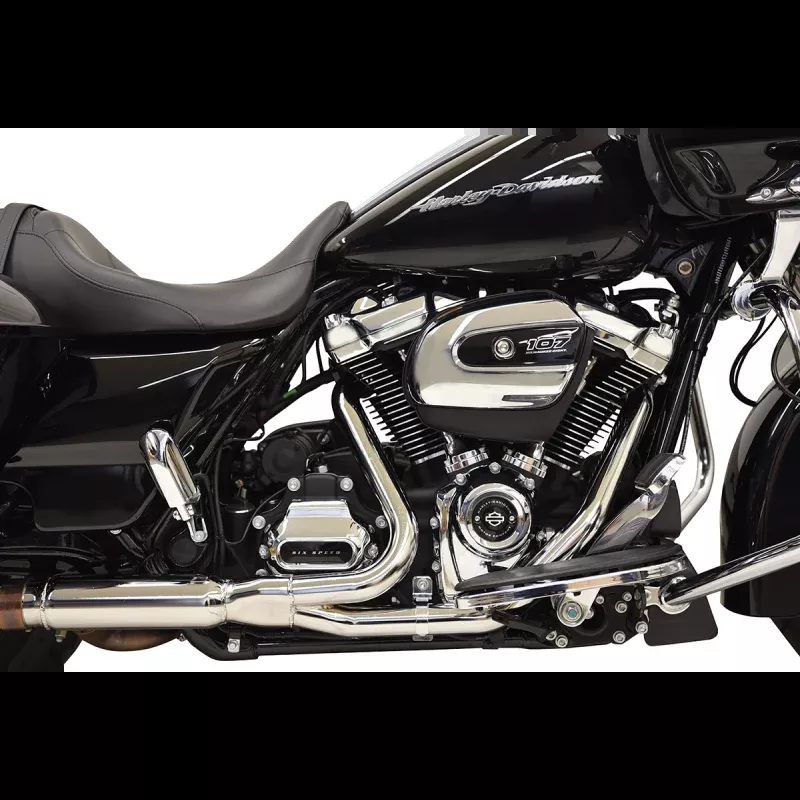 BASSANI DUAL HEADPIPES 2X2 HARLEY DAVIDSON BAGGERS 17-25