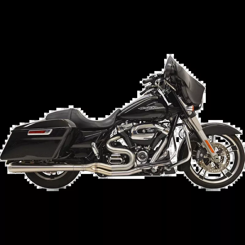 BASSANI LONG RR3 STAINLESS 2:1 EXHAUST HARLEY DAVIDSON BAGGERS 17-25