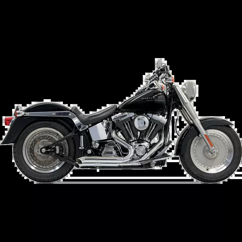 BASSANI PRO STREET 2:2 EXHAUST SYSTEM HARLEY DAVIDSON SOFTAILS 00-17