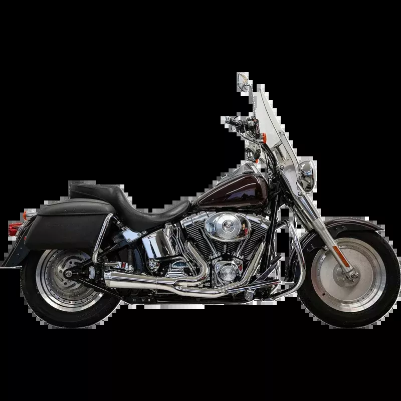 BASSANI RIPPER 2:1 SHORTY EXHAUST HARLEY DAVIDSON SOFTAIL 86-17