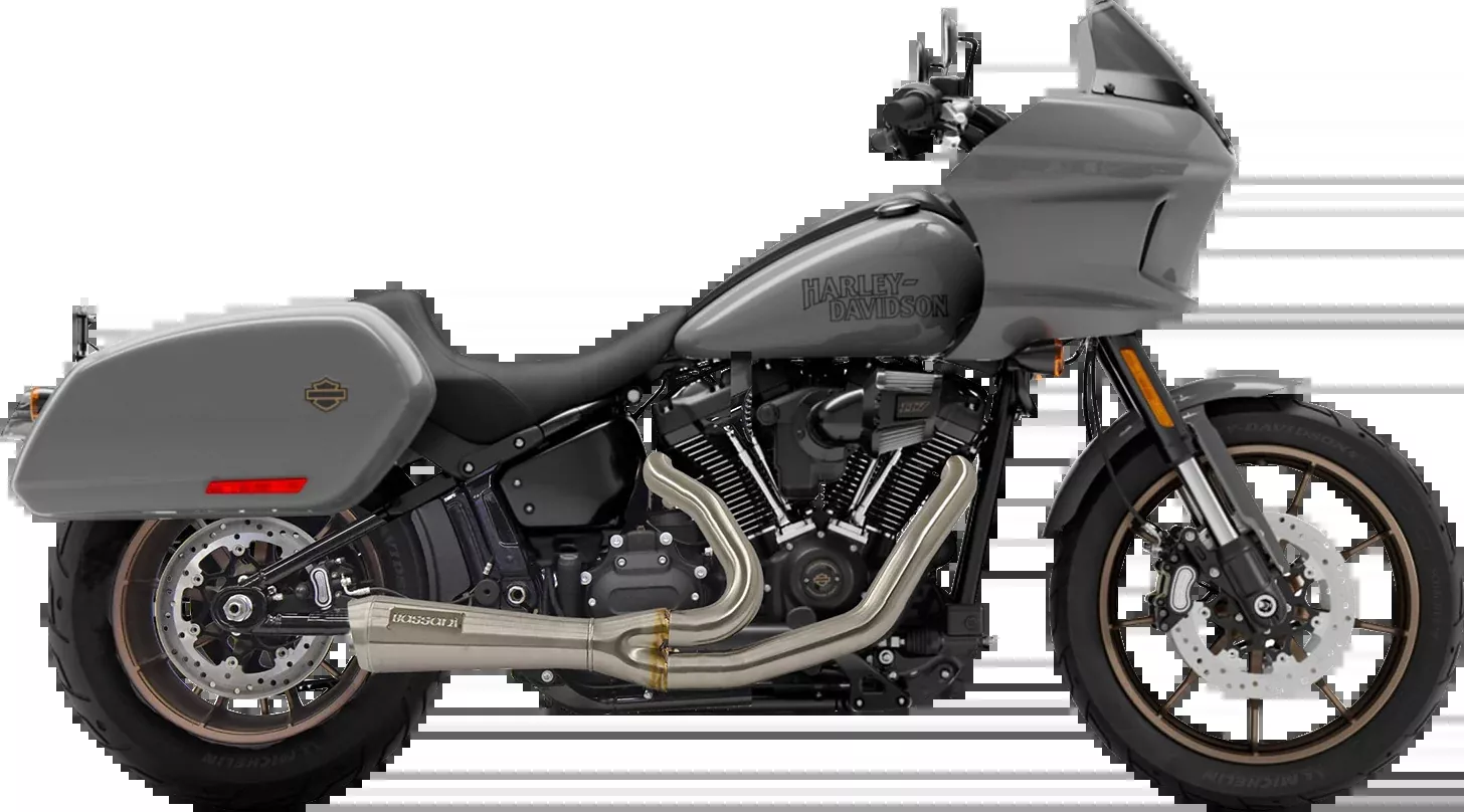 Bassani Ripper Short Road Rage 2:1 Exhaust System for 2018-2024 Harley Low Rider