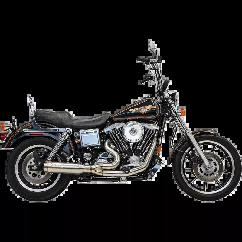 BASSANI RIPPER SUPERBIKE 2:1 SS EXHAUST HARLEY DAVIDSON DYNA MODELS 91-05