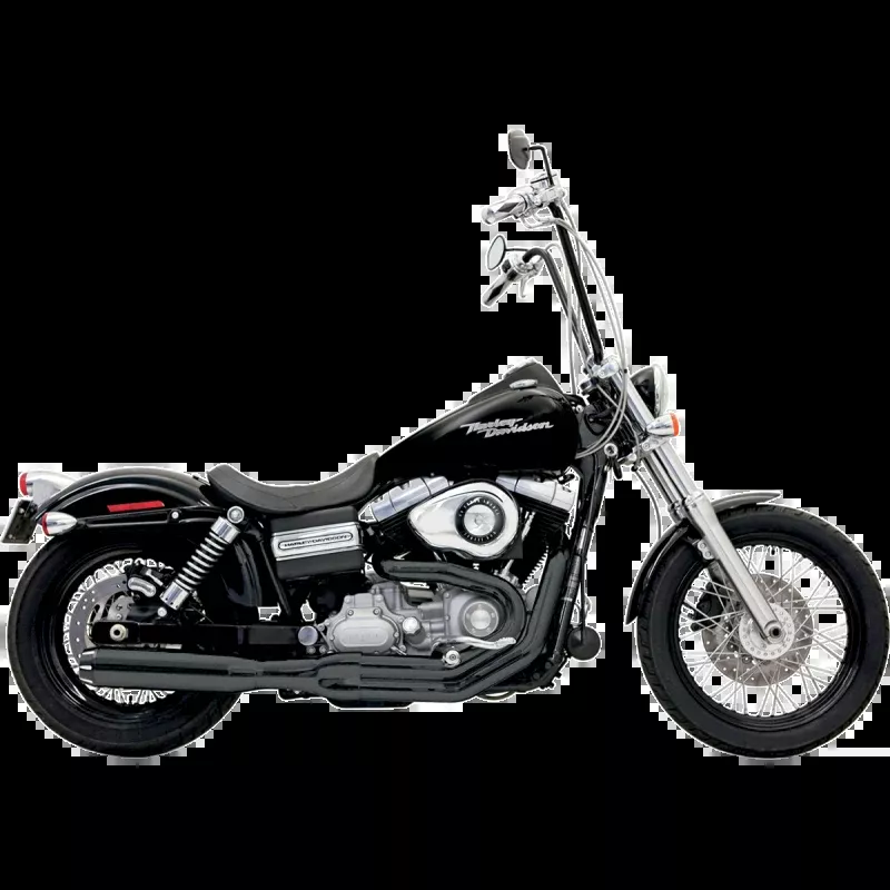 BASSANI ROAD RAGE 2 B1 2:1 EXHAUST HARLEY DAVIDSON DYNA 99-17