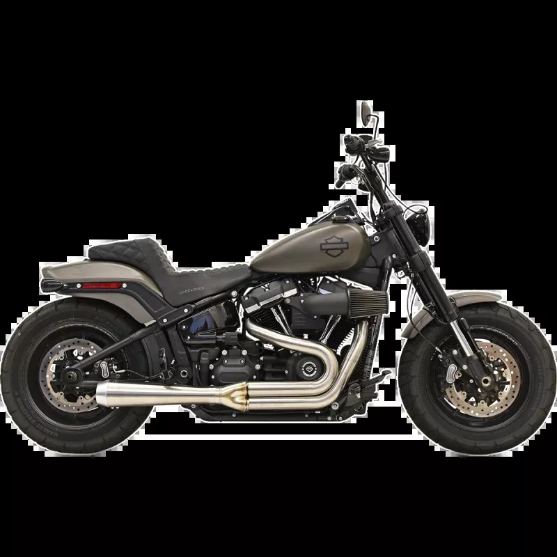 BASSANI RR3 STAINLESS 2:1 EXHAUST HARLEY FATBOB/SLIM 18-25