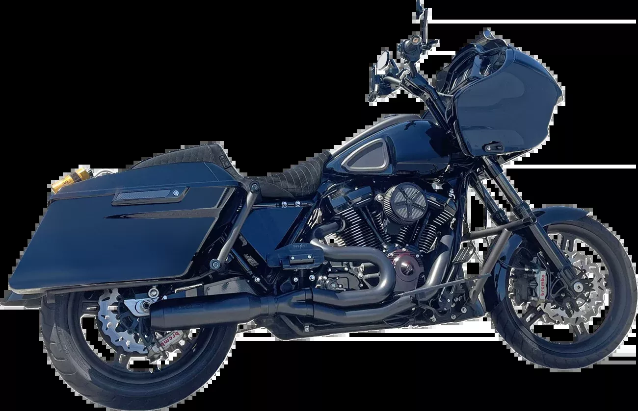 Bassani Super Bike 2-1 Mid-Length Exhaust System for 2017-2026 Harley Touring M8